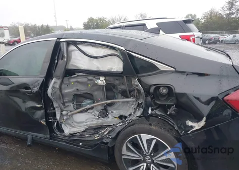 2018 Honda Civic Ex-T from USA, damaged, VIN JHMFC1F39JX000711